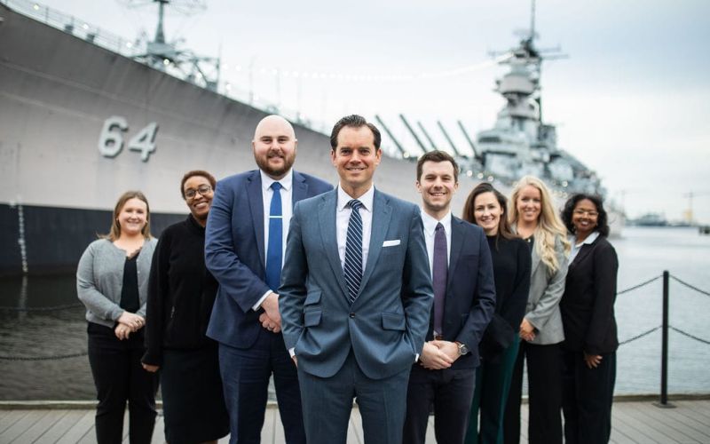 The McCormick Law & Consulting team on the Norfolk waterfront